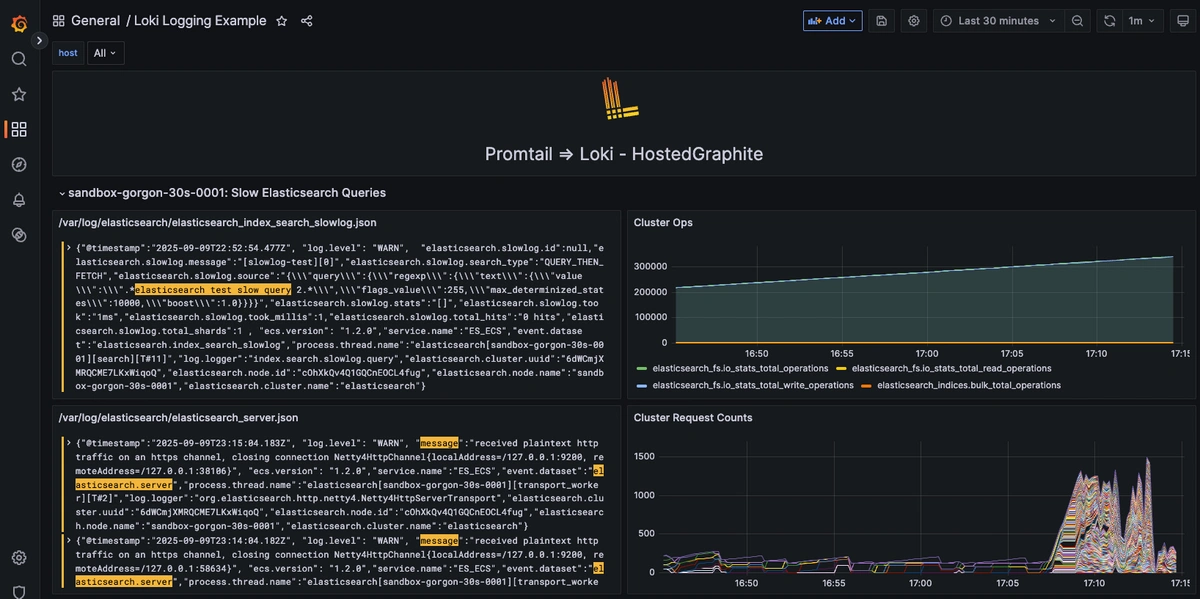 Visualize Logs Alongside Metrics: Complete Observability for Elasticsearch Performance - 1