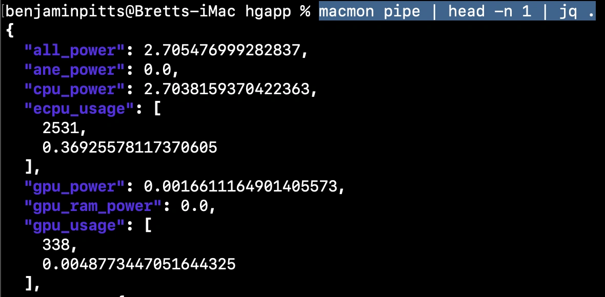Monitor macOS Apple Silicon GPU with macmon + Hosted Graphite | MetricFire - 1