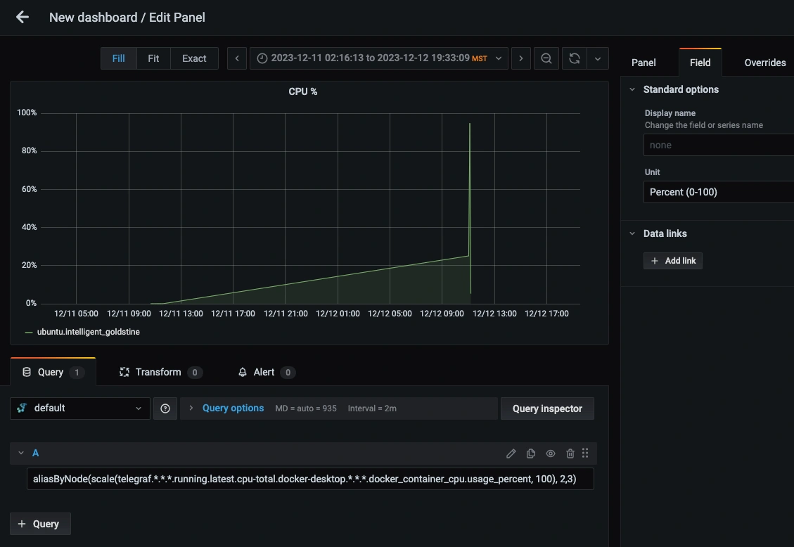 How to Monitor Docker With Telegraf and MetricFire - 3
